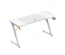 Компьютерный стол huzaro Hero 3.3 RGB 140x60x75 см White