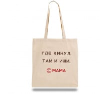Эко-сумка шоппер с принтом 