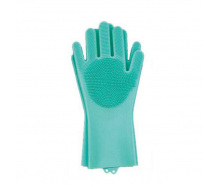 Перчатки силиконовые многофункциональные Kitchen Gloves for washing dishes Green (do038-hbr)
