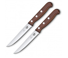 Набор ножей для стейков Victorinox Wood Steak Set 2 шт Коричневый (5.1200.12G)