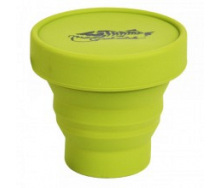 Стакан силіконовий Tramp з кришкою Зелений Tramp (Естонія) (TRA-TRC-083-OLIVE)