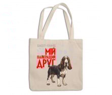 Эко-сумка шоппер с принтом для собачника 