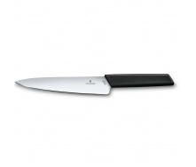 Кухонный нож для разделки Victorinox Swiss Modern Carving 19 см Черный (6.9013.19B)