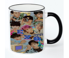 Чашка No Brand exo k pop 330 мл Разноцветный (chaskpop-16)