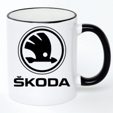 Чашка No Brand Skoda 330 мл Белый (chaska-ab-10-6)