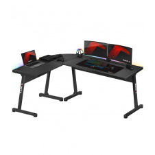 Компьютерный стол huzaro Hero 6.0 RGB LED 147x112x74 см Black