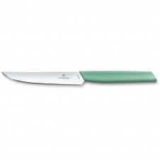 Кухонный нож для стейка Victorinox Swiss Modern Steak 12 см Мятный (6.9006.1241)