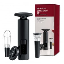 Набор для вина BAR 4в1 Black (H051399)