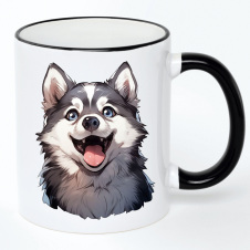 Чашка No Brand Собака 330 мл Разноцветный (chaska-dog-44)