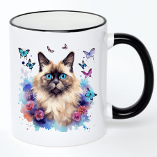 Чашка No Brand Cat 330 мл Разноцветный (chaska-cat-6)