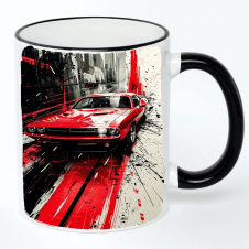 Чашка No Brand Авто 330 мл Разноцветный (chaska-auto-7)