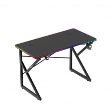 Компьютерный стол huzaro Hero 1.7 RGB 120x60x77 см Black
