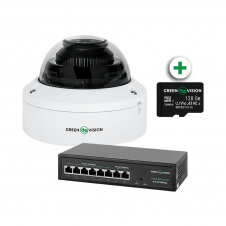 Фото - Комплект відеоспостереження на 1 камеру GreenVision GV-804 5Mp (LP23867) Комплект відеоспостереження на 1 камеру GreenVision GV-804 5Mp (LP23867)