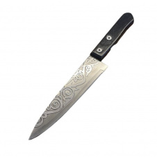 Нож кухонный сталь Gorillas BBQ 5208 26,5 см Черный (KN92)