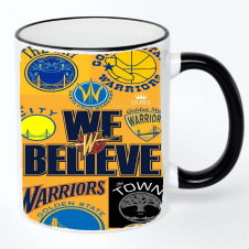 Чашка No Brand golden state warriors 330 мл Разноцветный (chaskazz-24)