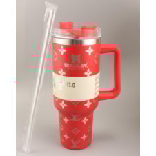 Термокружка Stanley Quencher H2.0 Tumbler 1,18 л Red Monogram KT6007838