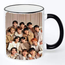 Чашка No Brand seventeen k pop 330 мл Разноцветный (chaskpop-31)