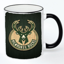 Чашка No Brand milwaukee bucks 330 мл Разноцветный (chaskazz-18)