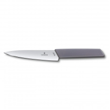 Кухонный нож универсальный Victorinox Swiss Modern Kitchen 15 см Сиреневый (6.9016.1521B)