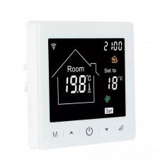 Терморегулятор сенсорный для теплого пола Smarthouse М2 Белый (050694)