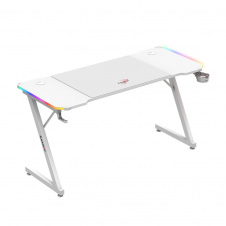 Компьютерный стол huzaro Hero 3.3 RGB 140x60x75 см White