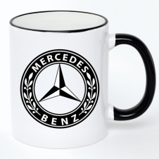 Чашка No Brand Mercedes 330 мл Белый (chaska-ab-10-20)