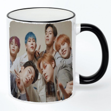 Чашка No Brand monsta x k pop 330 мл Разноцветный (chaskpop-24)