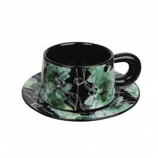 Кофейный набор Qinglan Ruomeng 250 мл Black-Green 13151-83891
