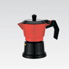 Кофеварка гейзерна Maestro 150 мл Черно-красный MR-1657-3