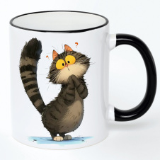 Чашка No Brand Cat 330 мл Разноцветный (chaska-cat-8)
