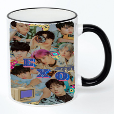 Чашка No Brand exo k pop 330 мл Разноцветный (chaskpop-16)