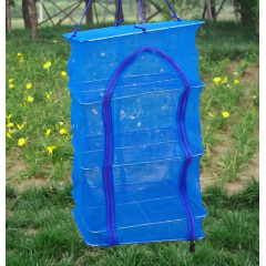 Сетка для сушки рыбы и фруктов JBE SH7712112 35х35х65 см 3 уровня Синий Киев