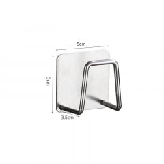 Крючок для кухни из нержавеющей стали держатель ANbeauty 4 шт Silver (AN0103395) Умань