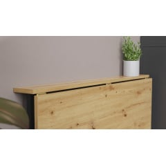 Стол раскладной Морис 900 Ferrum-decor 75x90x50 см Черно-бежевый (MORI906) Ивано-Франковск