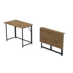 Стол раскладной Морис 900 Ferrum-decor 75x90x50 см Черно-бежевый (MORI906) Ивано-Франковск