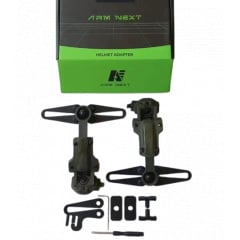 Крепления чебурашка для наушников No Brand Peltor и Sordin на шлем Оливковый (2661299156) Королёво