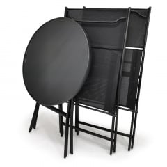 Комплект мебели Kontrast TASOS Black 3 шт Дрогобыч