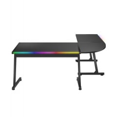 Компьютерный стол huzaro Hero 6.0 RGB LED 147x112x74 см Black Київ