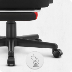Компьютерное кресло CABRO C504 Black-Red (5907196010255) Киев
