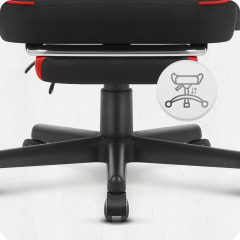 Компьютерное кресло CABRO C504 Black-Red (5907196010255) Киев