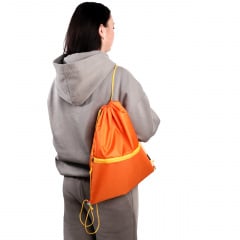 Многофункциональный рюкзак мешок с карманом Радуга VS Thermal Eco Bag оранжевый Полтава