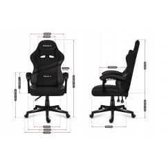 Компьютерное кресло huzaro Force 4.4 Black Бровари