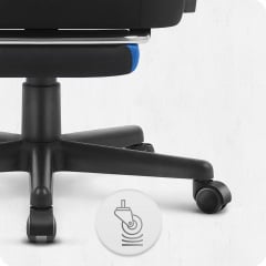 Компьютерное кресло CABRO C504 Black-Blue (5907196010262) Запорожье