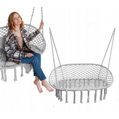 Садовая качеля GardenLine DUO 62x110x100 см Grey (HAM5177) Ивано-Франковск