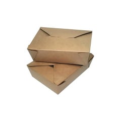 Контейнер бумажный FOLDPACK BIOPACK 300 шт/уп Коричневый (42238) Херсон