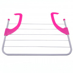 Компактная сушилка для одежды Fold Clothes Shelf Розовый (hub_886072) Львов