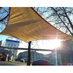 Тент навес затеняющий водонепроницаемый прямоугольный No Brand 200x300 см Бежевый (2574879993) Ивано-Франковск