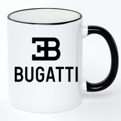 Чашка No Brand Bugatti 330 мл Белый (chaska-ab-10-36) Чернигов