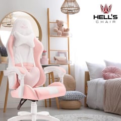 Компьютерное кресло Hell's Rainbow Pink-White (5904204981125) Ровно