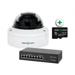 Комплект відеоспостереження на 1 камеру GreenVision GV-804 5Mp (LP23867) Куйбышево
